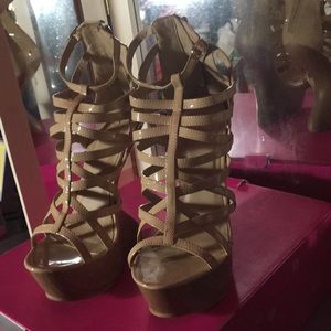 Bethenny beige heels from Shoedazzle